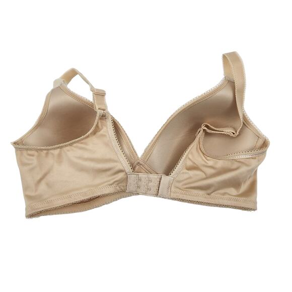 Wacoal Basic Beauty Wire Free Bra Comfort Simple In Nude Size 34D - Picture 4 of 4